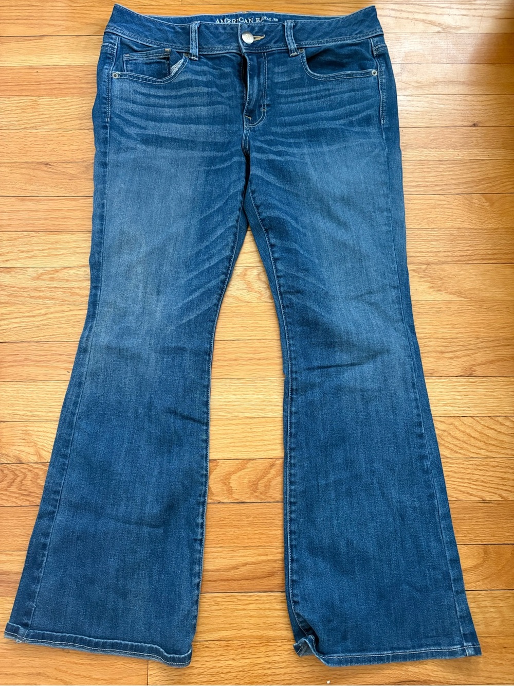 American Eagle Women's Blue Bootcut Jeans